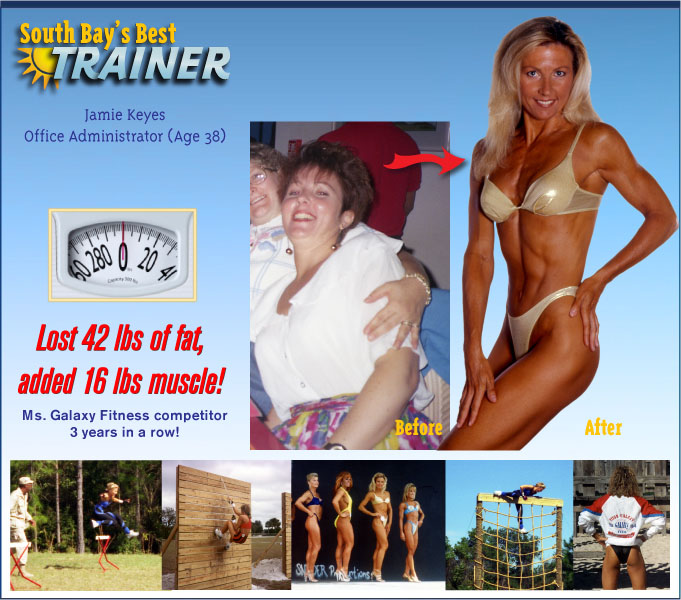 weight loss testimonial personal trainer fat loss program - Jamie Keyes